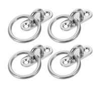 OFFSCH 4 Ganchos De Acero Inoxidable Marinos para Hamaca De Yoga Placa De Ojo para Hamaca Anillo De Ojo para Aparejo De Barco para Montaje En Pared Anillo De Anclaje