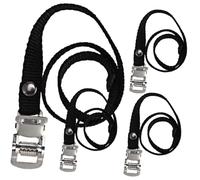 OFFSCH 4 Piezas Correas para Ajustables para Bicicleta Estática de Unidades Correas Portátiles de Repuesto para Accesorios de Ejercicio y Ciclismo