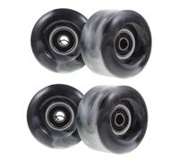 OFFSCH 4 Piezas de Ruedas para Patines de Roller en Pu Multicolor, Alta Elasticidad y Resistencia, Ideales para Uso en Exteriores y Calles Color Aleatorio