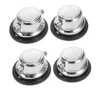 OFFSCH 4 Piezas Drum Tuning Lugs Metal Double End Corrosion-resistant For Jazz And Drum Kits Easy Installation And Quick Setup