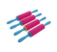OFFSCH 4 piezas Rodillos para Arcilla Infantil Herramientas de Modelado DIY Accesorios para Manualidades Colores Aleatorios Kit para Creatividad y Desarrollo Manual Color Color Aleatorio