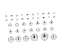 OFFSCH 40piezas Adorno De Esfera Reflectante Bola De Espejos Discoteca Decoración Para Vitrina