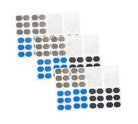 OFFSCH 48 Pcs Cojín de Sordina para Batería Pad de Batería Amortiguación Precisa sin Destruir Tono Practica en Casa o Conciertos Color Aleatorio
