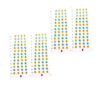 OFFSCH 4hojas Pegatinas De Escalas Para Ukelele Guía Para Diapasón Práctica Para Principiantes Calcomanías De Notas