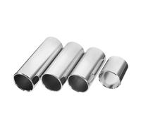 OFFSCH 4piezas Slide De Guitarra Metal Slides Para Guitarra Eléctrica Uso Conciertos y Ensayos