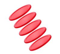 OFFSCH 5 Piezas Discos de Hockey Aire Rojos de Repuesto para Mesas de Juego Accesorios de Hockey Aire Pucks para de Juego