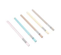 OFFSCH 5 Piezas Lápices sin Tinta para Siempre 5 Piezas Cuerpo Transparente Metálico Irrompible, Punta Reemplazable, sin Afilar, Reutilizables para Dibujo, Escuela y Arte, Lápices de