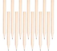 OFFSCH 50 Lápices Cortos para Lápices Redondos de Madera sin Afilar para Escritura y Dibujo en Diarios Adecuados para Proyectos Creativos y Escolares