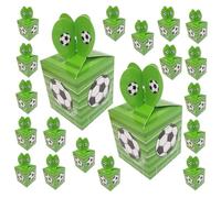 OFFSCH 50 Piezas Cajas Pequeñas para Dulces con Temática de Fútbol Cajas Ligeras para Fiestas de Cumpleaños y Celebraciones Deportivas para y Decoraciones Festivas
