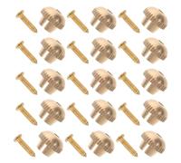 OFFSCH 50 Piezas Cierres de Seguridad Metálicos para Broches y Pins Accesorios Dorados para Manualidades de Insignias Sujetadores Versátiles para Chapas y Pines de Solapa