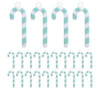 OFFSCH 50 Piezas Colgantes Mini Bastones de 2.8 cm - Accesorios para Manualidades navideñas - Adornos Colgantes para Fiestas Festivas