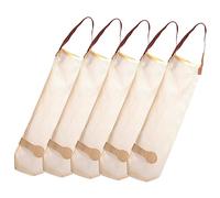 OFFSCH 5piezas Bolsas Portátiles para Cebolla Patatas Transpirables Almacenamiento De Viaje