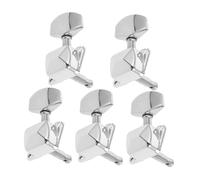 OFFSCH 5piezas Clavijas De Afinación De Metal Para Guitarra Acústica Perillas Resistentes Para Afinar Cuerdas De Esenciales Guitarra y Mejoras De Sonido De Ensayo o Actuación