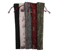 OFFSCH 5piezas Unidades Bolsa Para Abanicos Plegables Chinos Funda Protectora Con Cordon De Algodón Bolsas Vintage Para Guardar Abanicos Cubierta Portátil Para Eventos Culturales y Viajes