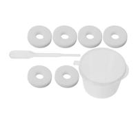 OFFSCH 6 Almohadillas de Aroma Reemplazables para Difusor de Coche, 20 Mm, sin Perfume, Inserto para Ambientador de Ventilación, Recambio para Medallón Aromático, Accesorios