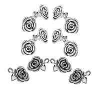 OFFSCH 6 Piezas Clips Vintage Flor Rosa para Jerséis y Chaquetas Sujetadores Elegantes para Cárdigan y Chal Accesorios Femeninos para Ropa Broches Decorativos para Eventos Formales y