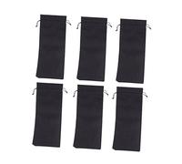 OFFSCH 6piezas Bolsas para Envasar Vino De Arpillera Color Natural Cordón para De Botellas De Vino Eventos