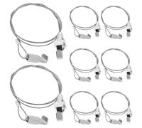 OFFSCH 8juegos Ganchos para Marcos de Fotos de Ajustables con Alambre para Colgar Cuadros Espejos y Arte Galerías y Exposiciones