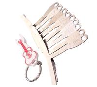 OFFSCH 9piezas Galgas De Radio De Metal Para Guitarra Medidor De Radio Para Puente y Diapasón Herramienta Luthier Con Llaveros De Color Aleatorio Compatible Con Puentes De Guitarras Acúst