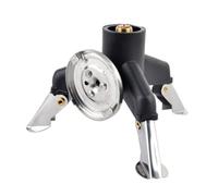 OFFSCH Adaptador para Estufa de Camping Convertidor de Hornilla Portátil de Metal Resistente la Corrosión Fácil Instalación para Repetido Estufas de Gas Butano y Hornillas de Fuego