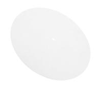 OFFSCH Alfombrilla De Registro Bloqueador Disco De Vinilo Tocadiscos Accesorio Doblar Tapete De Placa Giratoria Alfombrilla Para Plato Giratorio Estabilizador Color Sintió