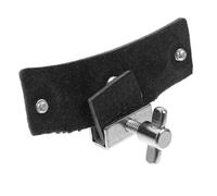 OFFSCH Almohadilla Silenciadora De Cuero Negra Pequeña Para Batería, Cojín De Sordina Duradero y Flexible, Pad De Silencio Para Práctica y Control De Tono En Tambores Jazz