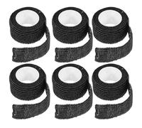 OFFSCH Almohadillas para Patas de Muebles Adhesivas Resistentes al Desgaste Negras para Sillas y Cajas, Antideslizantes y Silenciosas, Paquete 6 Rollos
