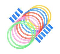 OFFSCH Anillos de Portátil para Medianas Bolsa de Almacenamiento Juego Sensorial para Interiores y Exteriores Entrenamiento de Integración Sensorial Infantil Juguetes de Agilidad para