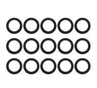 OFFSCH Anillos de Sello Negro para Sensor de Estacionamiento Trasero 15 Piezas Junta Base de Montaje Resistente Intemperie para Radar y Sensores de Respaldo Automotriz