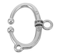 OFFSCH Aro Nasal para Ganado Acero Inoxidable Grande sin Perforación Abrazadera, Anillo Reutilizable para Vacas y Terneros, Herramienta Resistente para Manejo en Granja y Transporte