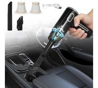 OFFSCH Aspiradora Inalámbrica para Coche Portátil y Multifuncional Batería de 2000mah, Adecuado Limpieza de Vehículos y Asientos de Coche