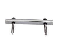 OFFSCH Barra de Presión Tornillos de Metal para Cuerdas de Guitarra Eléctrica en Color Plata Evita Deslizamiento y Asegura Afinación Estable, Adecuado para Guitarras Eléctricas
