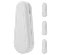 OFFSCH Blanco Tiradores de Cortina Peso ABS 4 Piezas | Control Fácil, Equilibrio de Cordón, Instalación Rápida, para Cadenas de Cuentas y Persianas