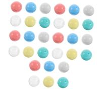 OFFSCH Bolas Redondas Vacías Transparentes 15 Mm para Máquina Expendedora Niños y Adultos, Mini Cápsulas Rellenable Multicolor 30 Piezas para Fiestas y Manualidades DIY