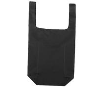 OFFSCH Bolsa De Compras Plegable Carro Bolsa De Lona Pequeña Bolsa De Almuerzo con Aislamiento Comprador Bolso De Mano Estructurado Tienda De Comestibles Empacable Utilidad Lienzo Black