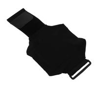 OFFSCH Bolsa Deportiva Ajustable para Teléfono y Accesorios Riñonera de Pierna de Nylon para Running y Gimnasio Soporte Seguro para Teléfono Cartera y Llaves Color Negro