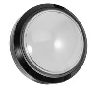 OFFSCH Botón De Juego Grande Luz Blanca para Niños, Botón Pulsador Auto-reiniciable para Máquina De Juegos, Accesorios para Entretenimiento y Competencias, Adecuado para Uso Casero y Educativo