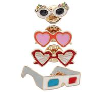 OFFSCH Broches de Bisutería Estilo Playa Serie Hawái, 4 Piezas de Aleación Atractivas y Fáciles de Combinar para Fiesta Verano y Decoración Casual Varios estilos