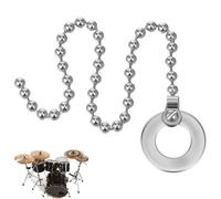 OFFSCH Cadena Sizzler para Platillos de Batería de Aleación de Aluminio, Accesorio para Jazz y Percusión, Extensión de Sonajero para Platillos de Efecto, Compatible Kits de Batería,