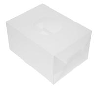 OFFSCH Caja Cuadrada para Rifas y Votaciones Transparente Mate Multifuncional para Donaciones y Eventos con Superficie Lisa y Diseño Clásico para Reuniones y Fiestas