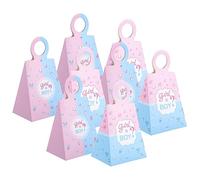 OFFSCH Caja de Dulces para Revelación de Género 24 Cajas Pequeñas de Papel Decoraciones para Baby Shower Cumpleaños Bautizo Recuerdos para Fiestas Golosinas para Mujeres y Hombres