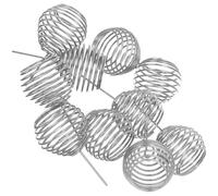 OFFSCH Cajas de Fertilizante de Acero Inoxidable para Bonsái Cesta de Fertilización Pequeña para Jardinería Paquete de 10 Unidades Accesorio Resistente para Plantas Evita Pérdida de