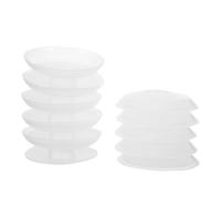 OFFSCH Carretes de Plástico para Manualidades 10 Piezas, Bobinas Vacías para Hilo de 2 Pulgadas, Organizador de Carretes de Cable, Portabobinas de Línea Blanca Mediana para Coser