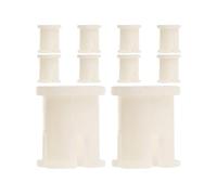 OFFSCH Casquillos para Ruedas de Sillas de Oficina, Manguitos de Plástico Resistentes al Desgaste, Pack de 10 para Muebles y Reposición