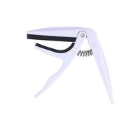 OFFSCH Cejilla De Ukulele Profesional De Aleación De Zinc y Resistente Para Guitarras y Ukeleles Protección Para Diapasón y Cuerdas Color Blanco