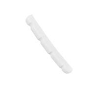 OFFSCH Cejuela Curva De Hueso De Búfalo Ranurada Eléctrico De 4 Cuerdas, Accesorio Duradero Para Mejora De Tono y Sustain, Compatible Guitarra Eléctrica y Acústica