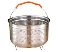 OFFSCH Cesta de Vapor de Acero Inoxidable 4l para Olla Arrocera, Inserto Reutilizable para Cocinar al Vapor Alimentos, Rejilla Multifunción para Vaporera Eléctrica en Cocina Doméstica
