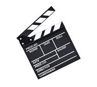 OFFSCH Claqueta De Pizarra para Director De Cine Fácil De Leer Ideal para Escenas y Decoración Profesional