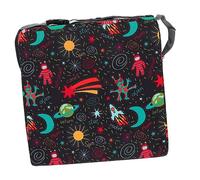 OFFSCH Cojín Elevador para Silla Infantil Negro Resistente al Agua, Acolchado Grueso de Poliéster, para Trona y Comedor Bebés, Cómodo y Flexible, Tamaño 32x32x8 Cm, Asiento Elevador para Niños