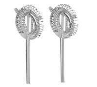 OFFSCH Colador De Barra y Cócteles De Acero Inoxidable Sólido, 2 Piezas, Filtro De Hielo Para Bebidas, Utensilios Para Bar, Uso Profesional En Coctelería